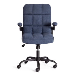 Кресло офисное Лугано ткань теддй, темно-синий / Lugano teddy,