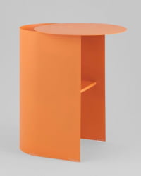 Журнальный столик Floire металл оранжевый