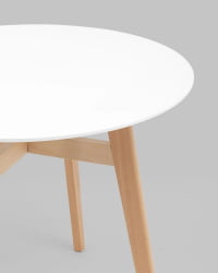 Стол Таргет Сирcле 90*90 Белый / Target Circle