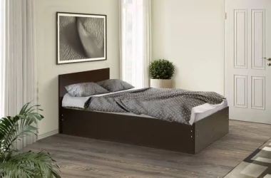 Кровать на уголках №4 1600*1900 Венге