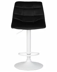 Стул барный DOBRIN TAILOR WHITE Черный велюр MJ9-101