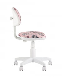Кресло компьютерное детское УМКА Girls пластик белый