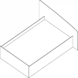 Кровать Проспект Гм.КР-15 дуб