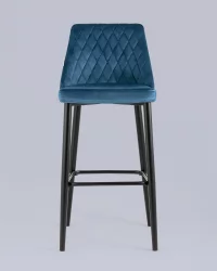 Стул барный Диего Пыльно-синий