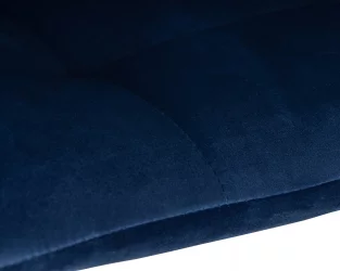 Стул барный DOBRIN TAILOR WHITE Синий велюр MJ9-117