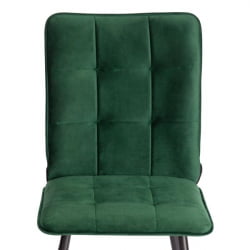 Стул обеденный Bari LT, велюр, Deep Forest (изумруд), 41х55х89 см