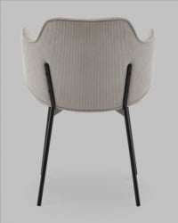 Стул Джиннет велюр светло-серый