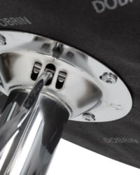 Стул барный ДОБРИН БАРНИ (пудрово-голубой велюр (МДЖ9-74)) 2 шт / DOBRIN BARNY (MJ9-74))