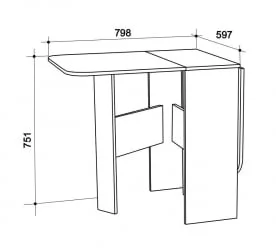 Стол обеденный Мечта Венге