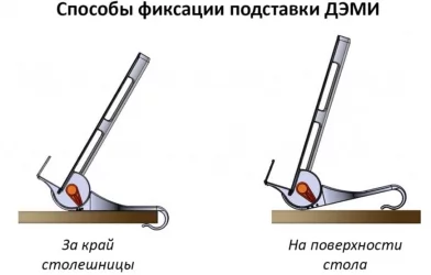 Трехуровневая подставка-трафарет под книгу ПК-03 Серая