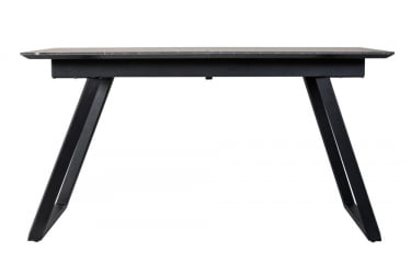 Стол Пеле раздвиж. 140-180 Темный мрамор/Бабочка