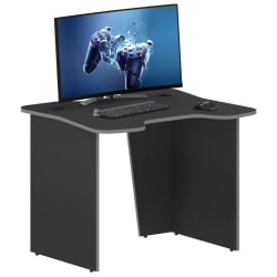Игровой компьютерный стол SKILLL SKL 100CB антрацит/металлик