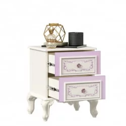 Тумба прикроватная Маркиза ЛД 517.015.000 Алебастр