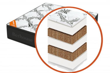 Матрас Imperial Suite холкон-кокос Gray Night (Berhouse) Размер: 1200х2000 мм 