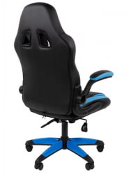 Игровое кресло CHAIRMAN Chairman гаме 15 Черный Голубой Белый / game