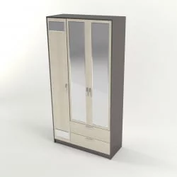 Шкаф 3-х створчатый Венера с зеркалом_79577