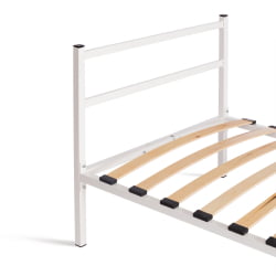 Кровать Marco металл, 90х200см, белый