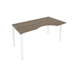 Стол письменный МЕТАЛ СЙСТЕМ Б.СА-1 Пр Вяз/Белый / METAL SYSTEM