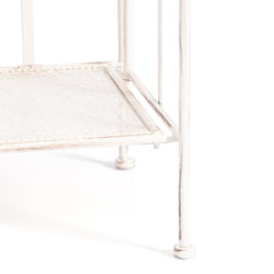 Этажерка Secret De Maison Elisa (PL08-10337) стальной сплав, античный белый, 41,50х20х108 см