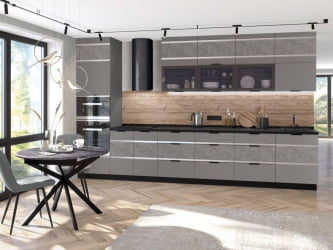 Шкаф-витрина Грейс 105.15 левый Оникс Кубанит