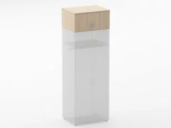 Антресоль глубокая Glassy 6.04.141 Венге