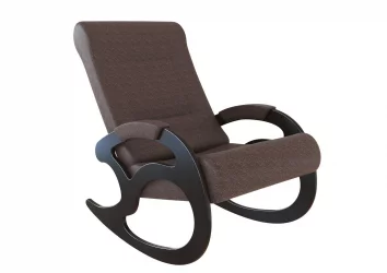 Кресло-качалка Кемпинг Вилла ткань Шоколад