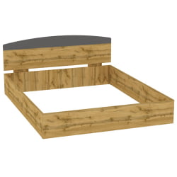 Кровать Алиса(L8)1647х798х2063(ДВ-Графит)