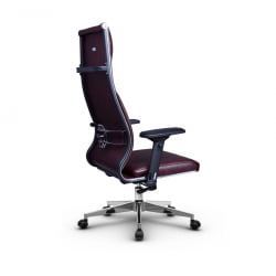 Кресло руководителя Metta L 1m 44M/4D Комплект 3 Бордовое