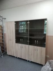 Шкаф-витрина Лидер 84.13 Дуб Кронберг