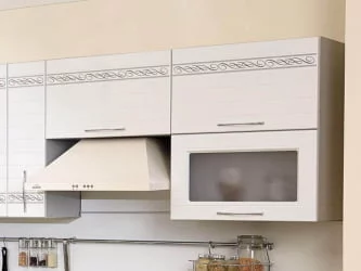 Кухонный гарнитур угловой Анастасия №7 Белый Капучино