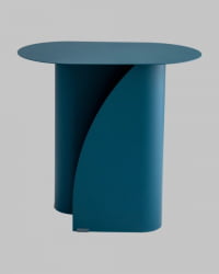 Журнальный столик Yvaine металл синий