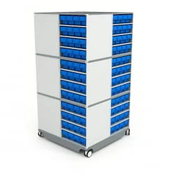 Поворотная кассетница КП-02 синий