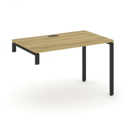 Стол надставка на опорную тумбу CONCEPT CN.OSN-002 Дуб Винченцо Черный