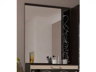 Зеркало навесное Юнона-2 ЗН-07 Венге - Дуб молочный