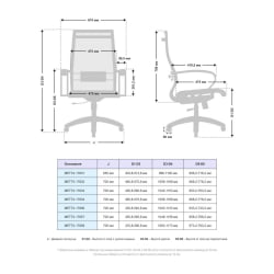 Офисное кресло МЕТТА Комплект 9, Основание 17834 Оранжевый/Черный
