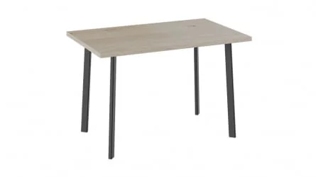 Стол обеденный Невада (паук) Дуб Эврика/Черный матовый