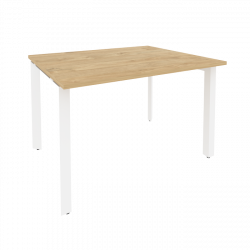 Стол переговорный (1 столешница) ONIX O.MP-PRG-1.2 Тиквуд Светлый/Белый