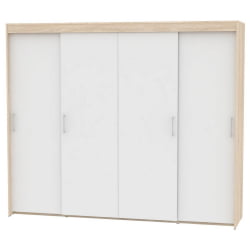 Шкаф-купе T-5-198х235х45(ДСС-Белый-8)