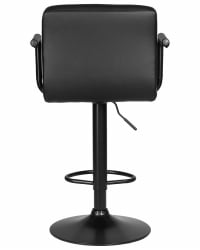 Стул барный DOBRIN KRUGER ARM BLACK (черный)