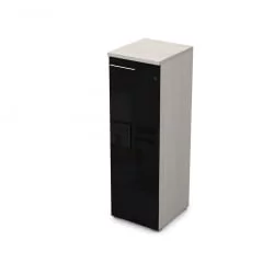 Шкаф со стеклянными дверьми GLOSS LINE 9НП.017.7П Ivory