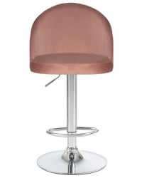 Стул барный ДОБРИН МИЛАНА (пудрово-розовый велюр (МДЖ9-32)) 2 шт / DOBRIN MILANA (MJ9-32))