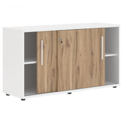 Шкаф с дверьми-купе EDIS ELC 1343 Дуб Денвер светлый Белый Белый