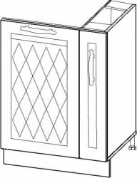 Панель для посудомоечной машины с бутылочницей Тиффани 19.68