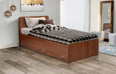 Кровать с ящиками на уголках №5 ЛДСП 700*1900 Клен