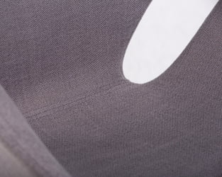 Кресло дизайнерское DOBRIN SWAN Серая ткань IF11