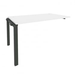 Наборный элемент рабочей станции на П-образном м/к ONIX O.MP-1.NRS-3.8 Белый Бриллиант/Антрацит