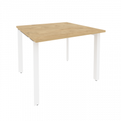 Стол переговорный (1 столешница) ONIX O.MP-PRG-1.1 Тиквуд Светлый/Белый