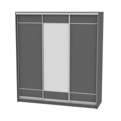 Шкаф-купе B-220х200х60-1(Графит-D7D8D7)