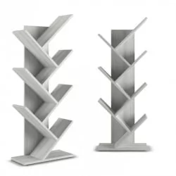 Стеллаж Акцент СК-7 (7 полок) Выбеленное дерево