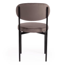 Стул REVO (mod. 7033) ткань/металл, 47х54х82 см, высота до сиденья 47 см, темно-серый barkhat 14/черный